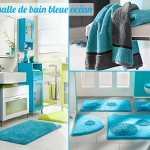 décoration salle de bain bleu