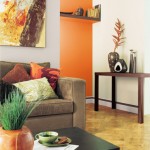 ambiance salon orange