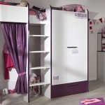 ambiance chambre fille violet