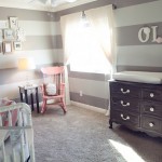 décoration chambre bébé gris et blanc