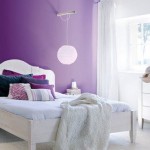 décoration chambre violet