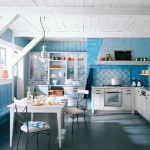 décoration cuisine bleu