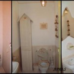 décoration wc - toilettes beige