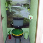 idée déco wc - toilettes nature