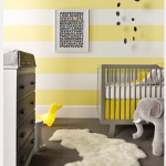 ambiance chambre bébé jaune
