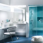 ambiance salle de bain bleu