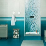 ambiance salle de bain bleu