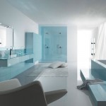 ambiance salle de bain bleu