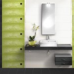décoration salle de bain vert