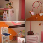 ambiance chambre bébé orange