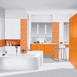 ambiance salle de bain orange