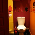 ambiance wc - toilettes orange