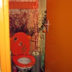 ambiance wc - toilettes orange
