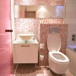 idée déco salle de bain rose