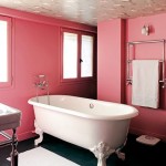 idée déco salle de bain rose