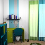 décoration chambre garçon turquoise