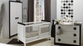 ambiance chambre bébé moderne