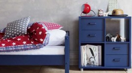 ambiance chambre garçon bleu