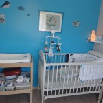 déco chambre bébé bleu