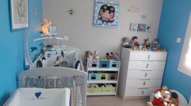 déco chambre bébé bleu