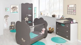 déco chambre bébé turquoise