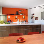 décoration cuisine orange