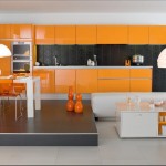 décoration cuisine orange