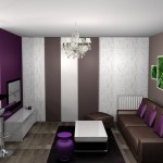 décoration salle à manger prune