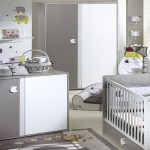 idée déco chambre bébé gris et blanc