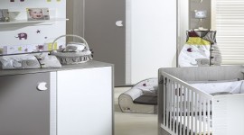idée déco chambre bébé gris et blanc