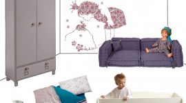 idée déco chambre bébé prune