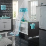 idée déco chambre bébé turquoise