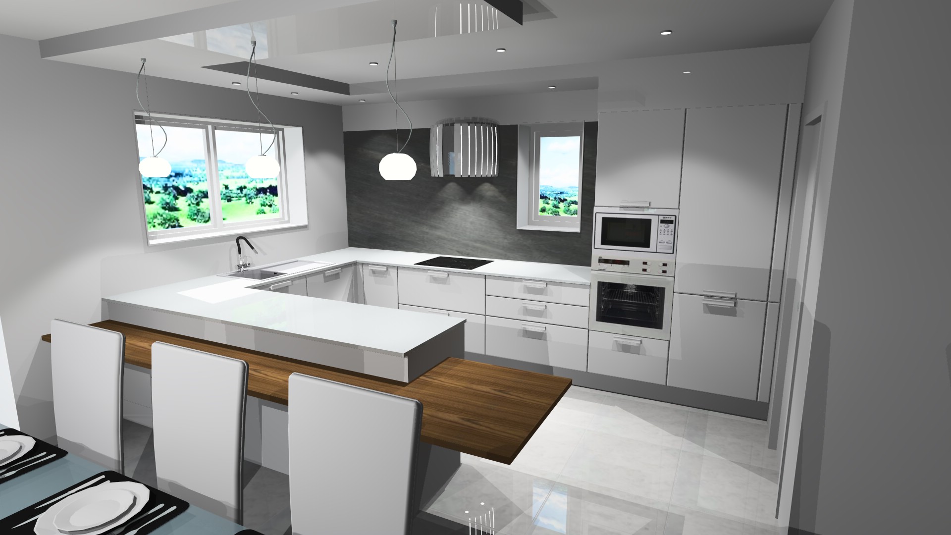 idée déco cuisine blanc idée déco cuisine blanc