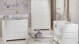 ambiance chambre bébé blanc