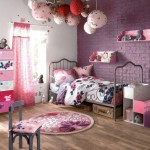 ambiance chambre fille gris et violet