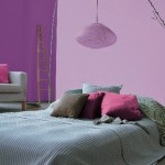 décoration chambre gris et violet