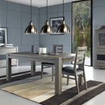 décoration salle à manger gris