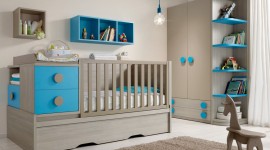 idée déco chambre bébé marron