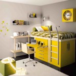 idée déco chambre garçon jaune