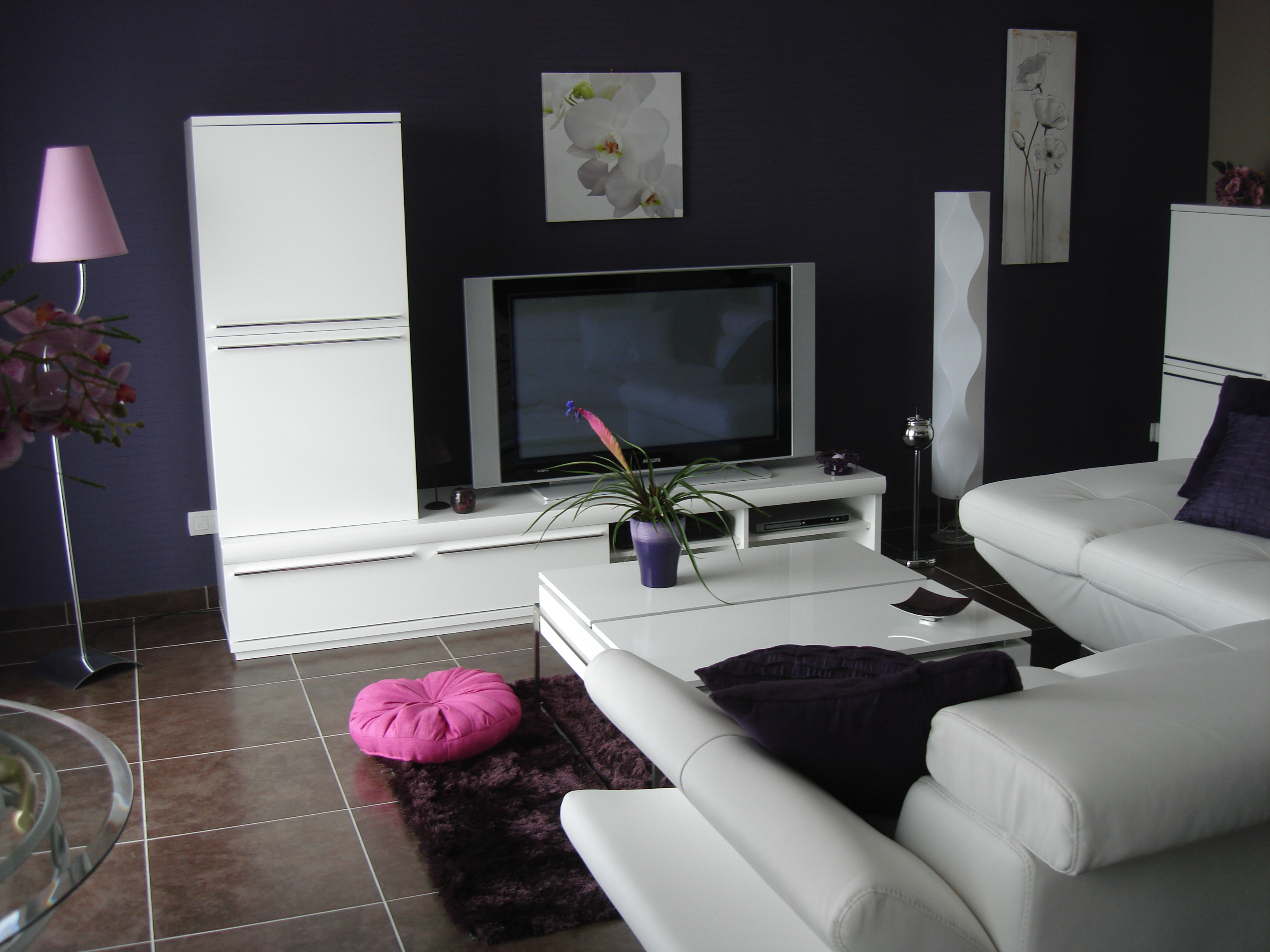 photo déco idée déco salon violet photo photo déco idée déco salon violet photo