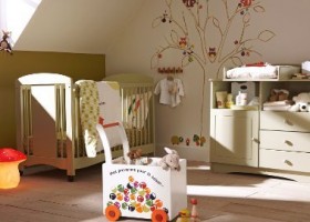 ambiance chambre bébé nature
