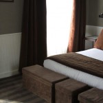 déco chambre marron