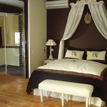 déco chambre marron
