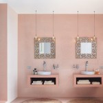 déco salle de bain rose