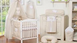 ambiance chambre bébé beige