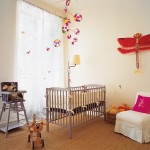 ambiance chambre fille beige