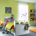 ambiance chambre garçon vert