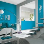 ambiance salon bleu