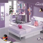 déco chambre fille violet