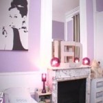 déco chambre fille violet